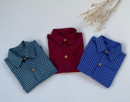 CAMISA XADREZ Vermelha