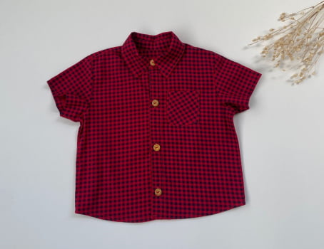 CAMISA XADREZ Vermelha