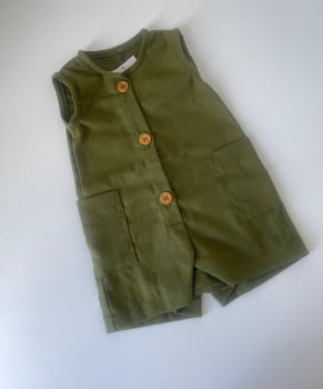 Macacão Trigo Verde Militar Claro