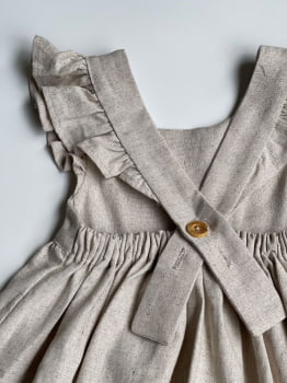 Vestido Louise - Linho Natural